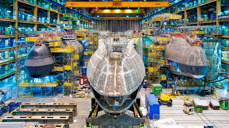Illustration for article titled This Towering Egg Is the Nose of UK's Next Nuclear Submarine
